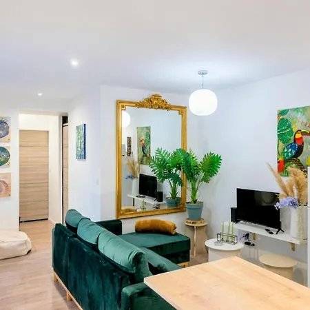 New! Cosy Plenity Art - T3 - Centre - Parking Gratuit Lourdes